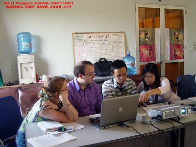 Discussion with project staff about project questionnaire